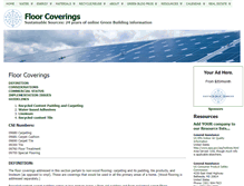 Tablet Screenshot of floorcoverings.sustainablesources.com